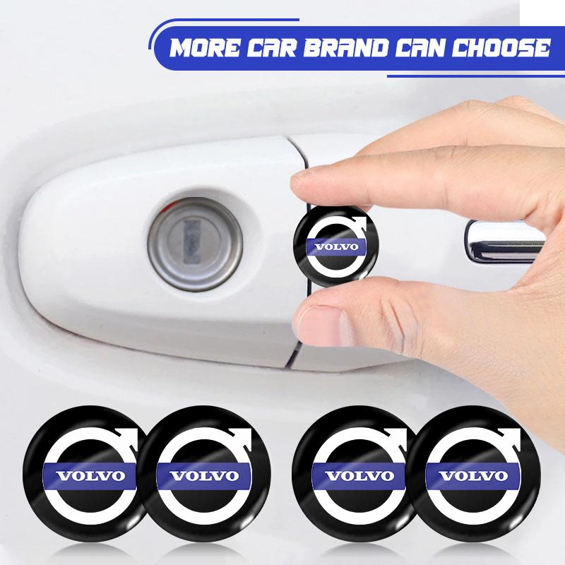 Tappo Protettivo Buco Chiave Serratura Portiera Auto Copri Foro Chiave Adesivo Decorativo Per Volvo XC60 XC90 S60 S80 S40 V40 V60 V70 V50 XC70