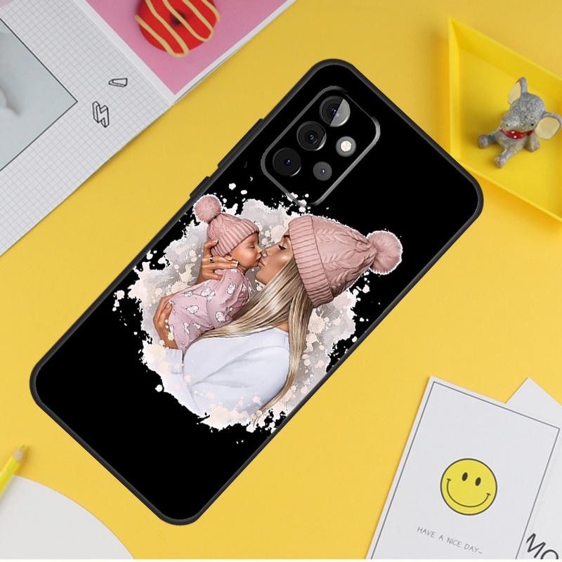 Fashion Super Mom Case For Samsung Galaxy A16 A26 A36 A56 A06 A55 A35 A15 A53 A32 A52 A33 A13 A14 A34 A54 A17