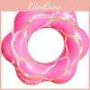 Wholesale Bright Floral Swim Ring Pvc Material Geometric Pattern Adult Swimming Equipment