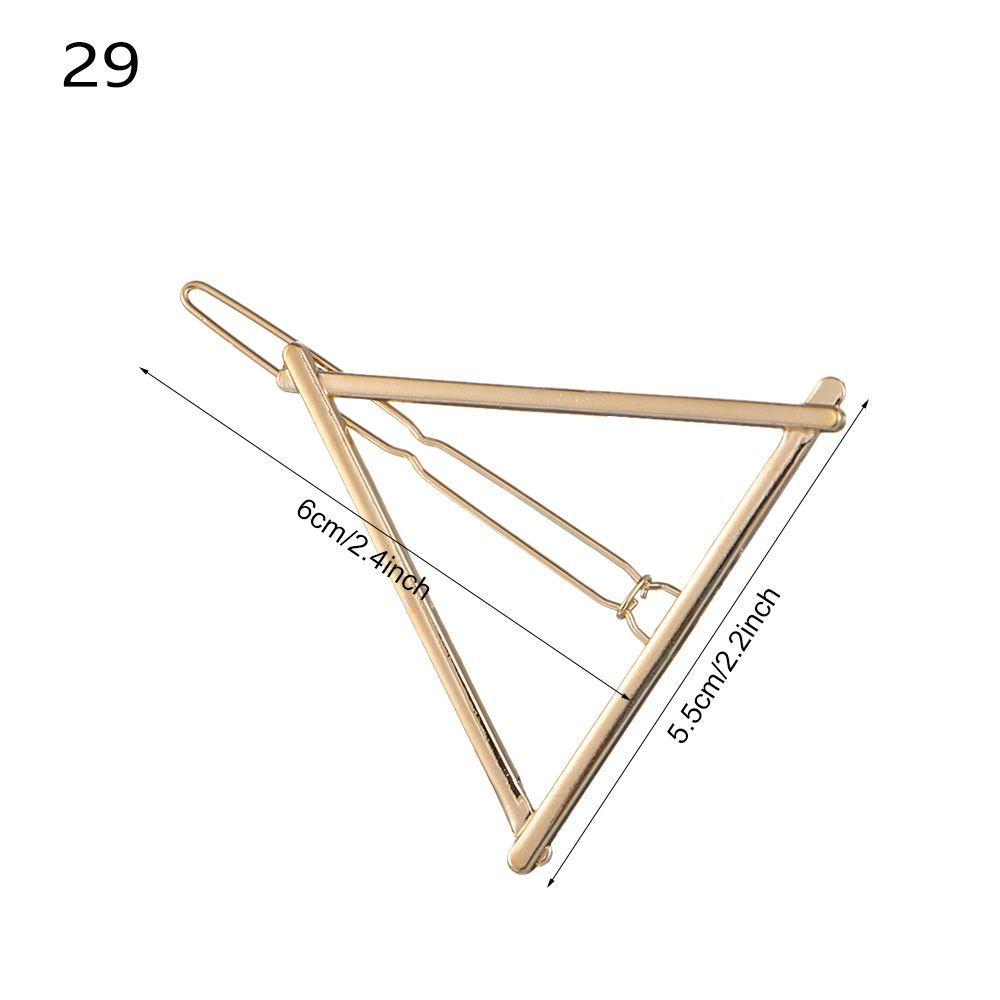 Hair Styling Barrettes Knot Hair Clip Metal Hairclips Star Heart Hair Pins Geometric Hairpins