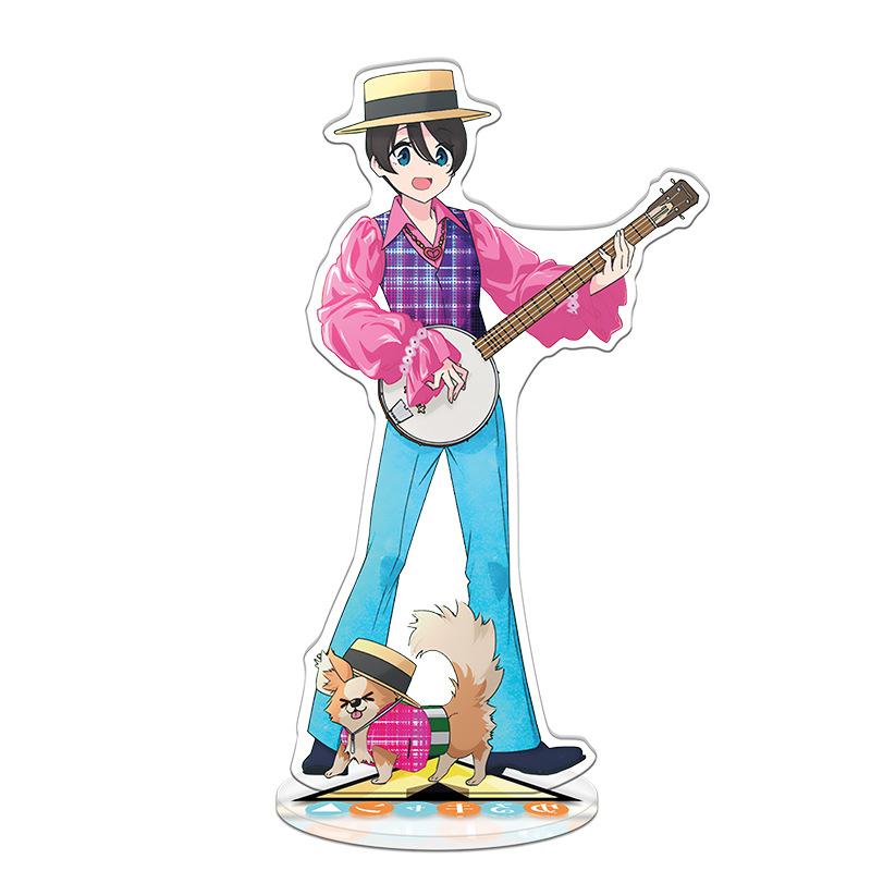 

New Anime Laid-back Yuru Camp Shima Rin Kagamihara Nadeshiko Acrylic Stand Figure Display Cosplay Charm Cartoon Desktop Model Pl 15 cm