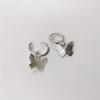 Long Tassel Butterfly Drop Earrings 2021 Fashion Silver Color  Hanging Women Earrings Trendy Jewelry Girls Party Gift