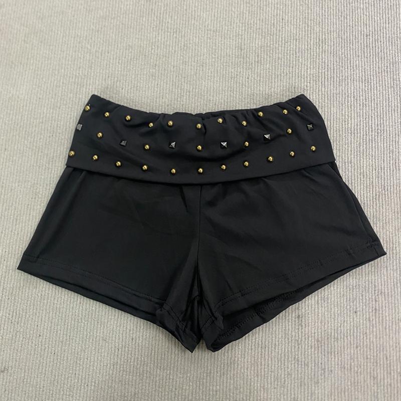 Europäische und Amerikanische Gotische Punk Dunkle Heiße Diamant Sexy Low Waist Shorts