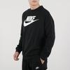Nike Casual Running Training Crew Neck Sweatshirt Men Tops Black CU4474-010