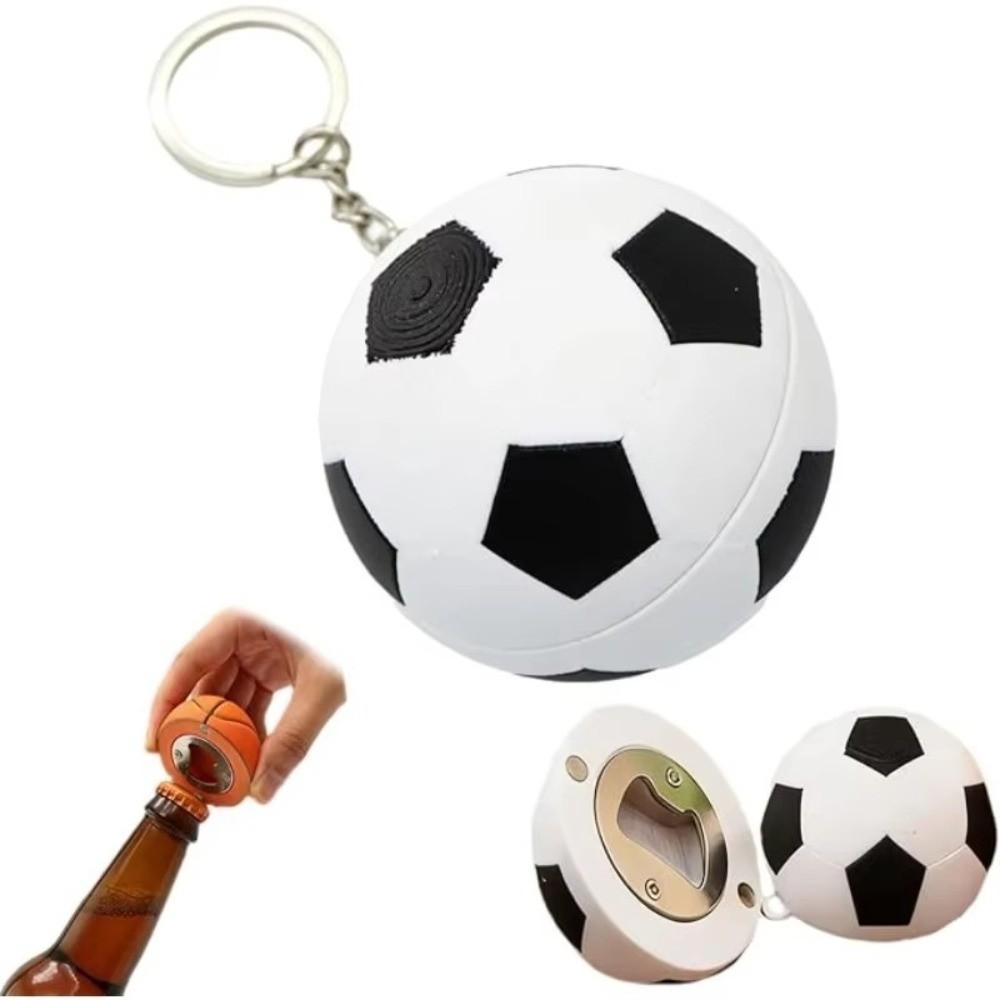 Fan Gift Sports Ball Bottle Opener Funny Ball Key Chain Novelty Beer Cap Remover  Collection Item