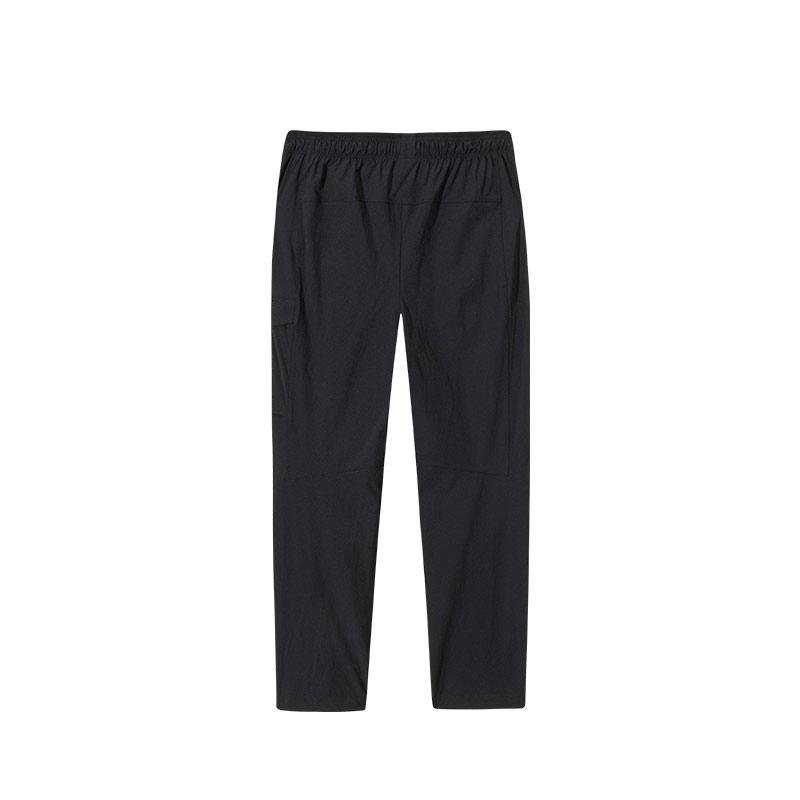 Anta Training Series Mid-Rise Solid Color Comfortable Breathable Versatile Straight Leg Casual Pants Women bottoms Black 162517502-3