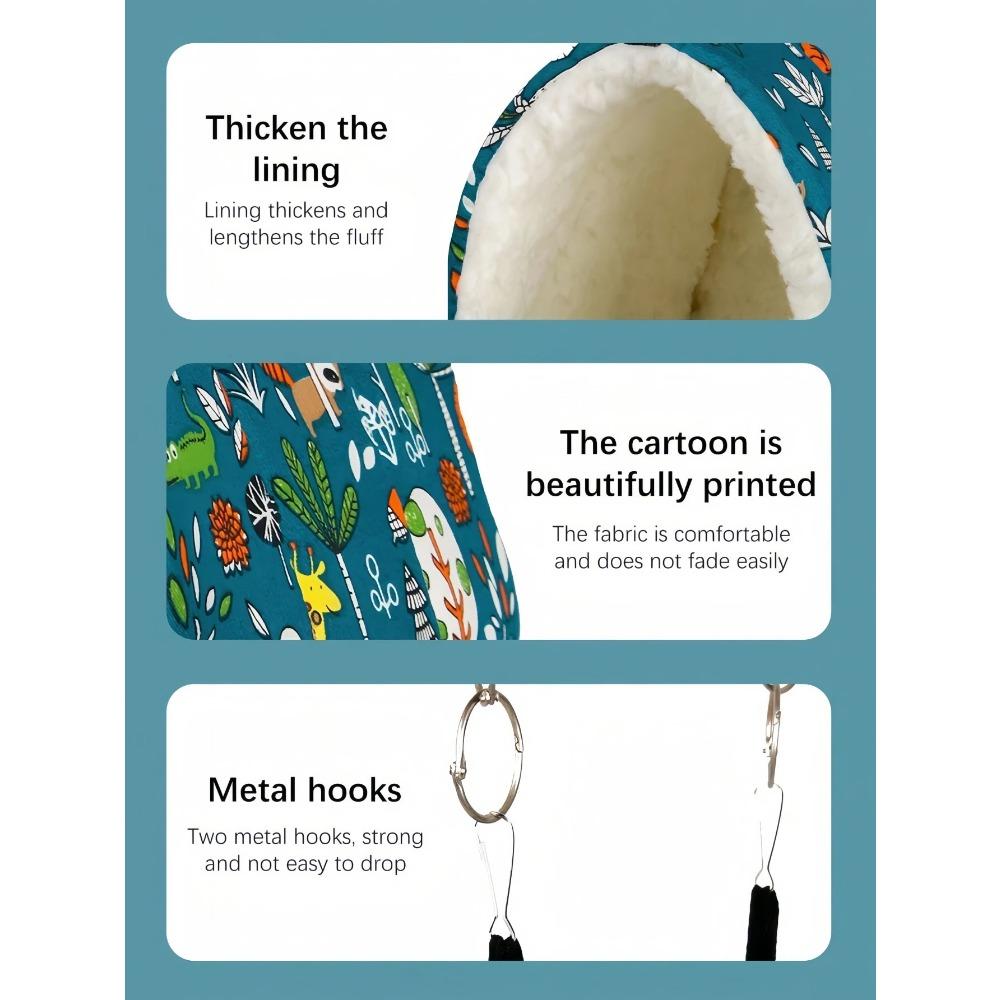 1 Stück, S/M/L/XL Vogelkäfig, Warmes Vogelnest, Winterbett, Haus Schuppen, Hängebett, Zelt, Plüsch Versteckzimmer, Kleintier Papagei