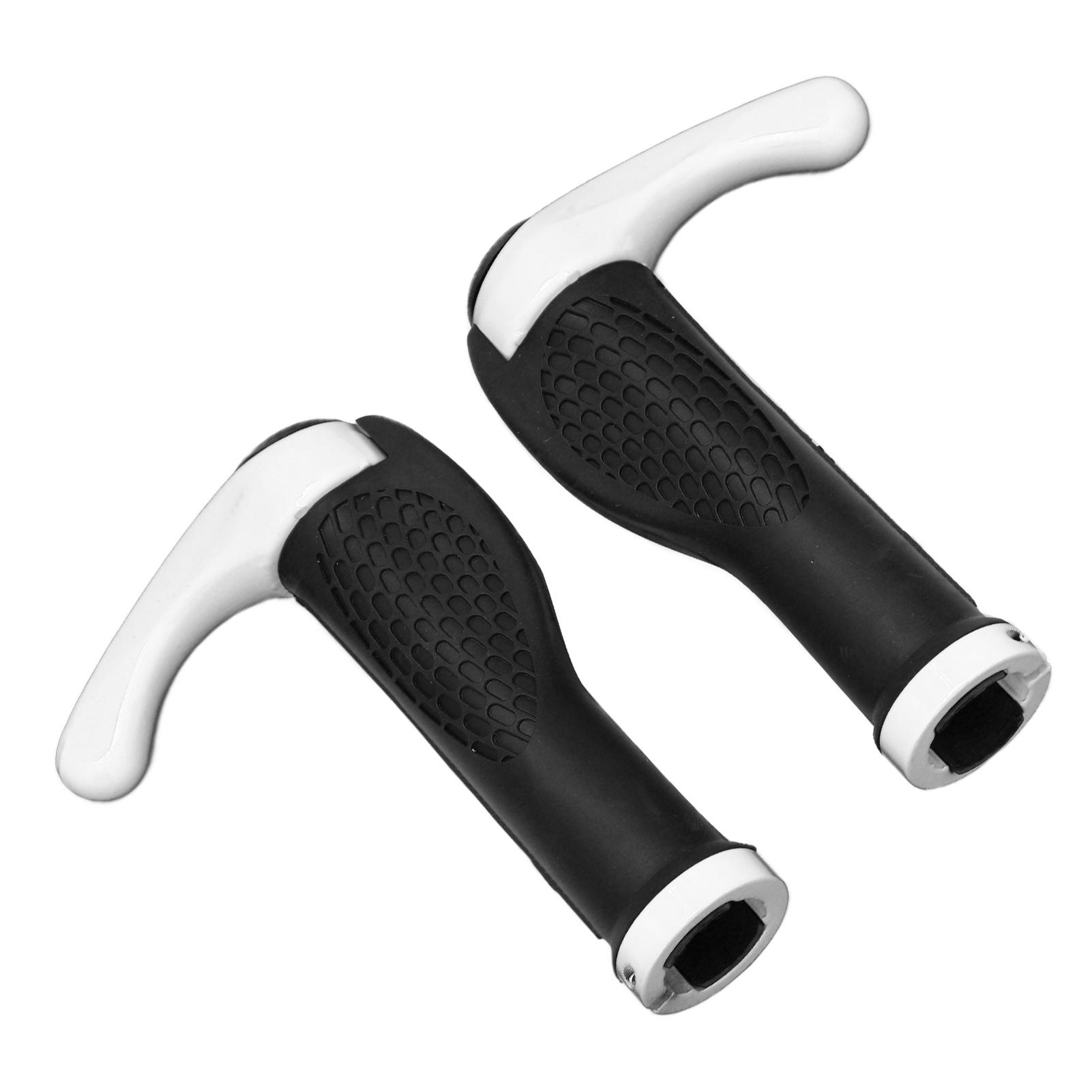 

2PCS Bicycle Handlebar Grip Rubber Ox Horn Handlebar Cover for Mountain BikesBlue
