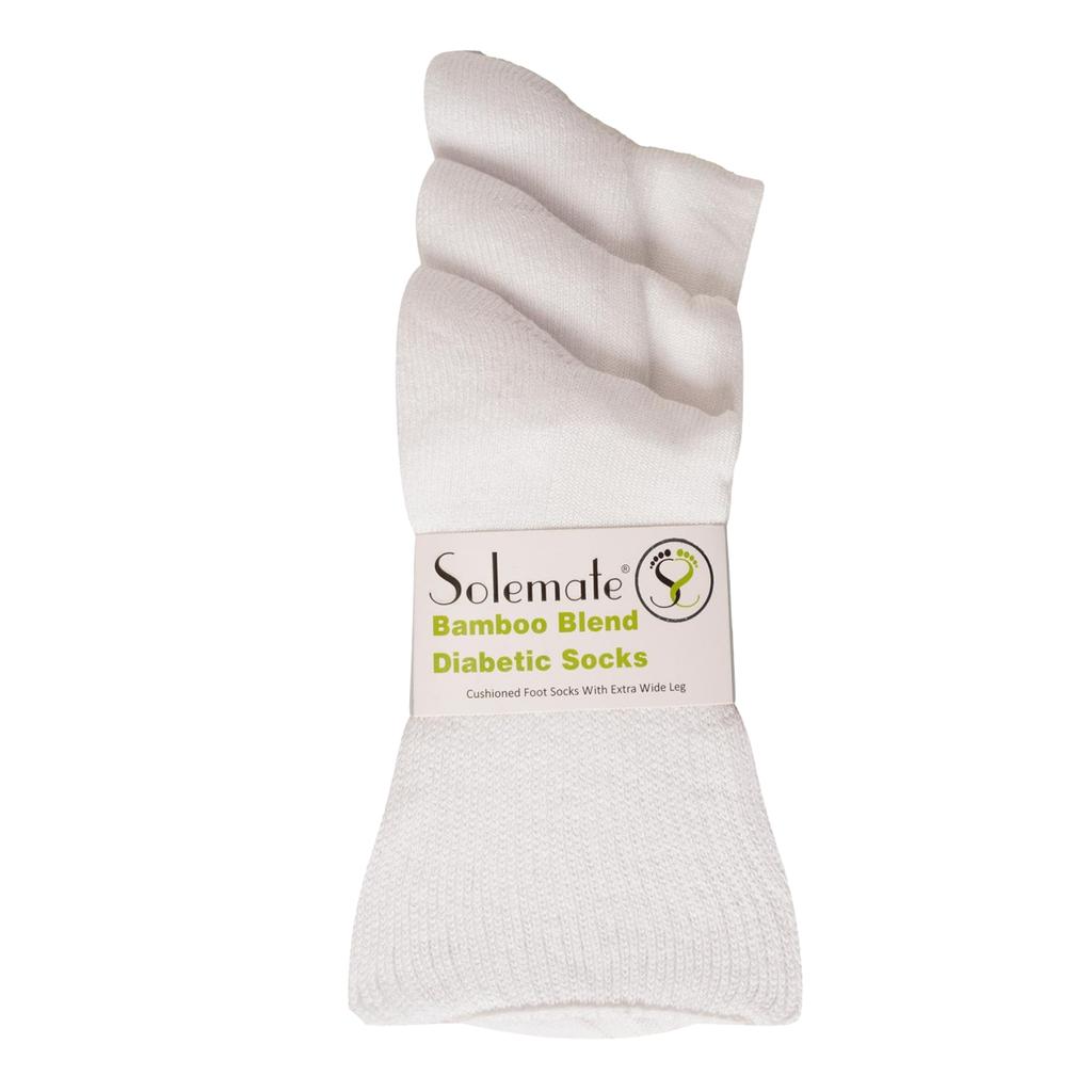 Soxy Men's Bamboo Extra Wide Diabetic Socks (Pack of 6)
