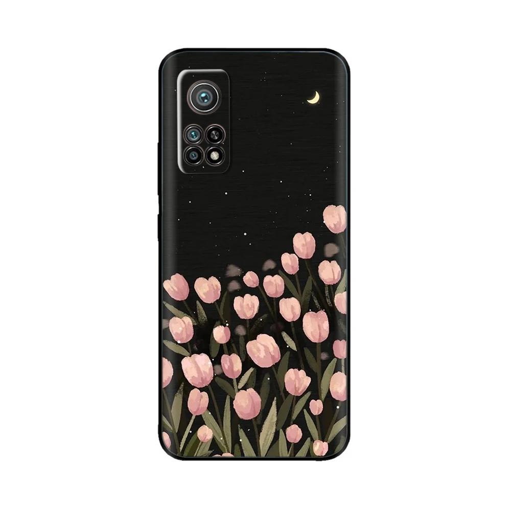 Etui na telefon Xiaomi Mi 10T Etui Butterfly Heart Miękkie etui z płynnego silikonu dla Xiaomi Mi 10T Pro Mi10T Pokrowiec dla Xiaomi 10T Pro
