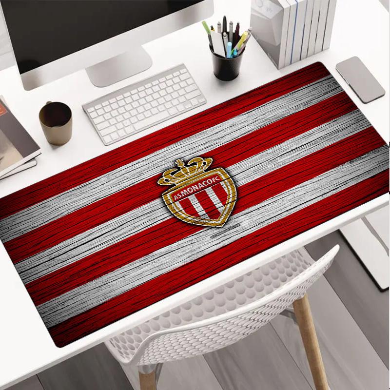 As Monaco Fc Crest Mouse pad Mouse pad, Gaming Mouse Pad, keyboard pad, Desk Decor for computer notebook Fan Gift Birthday Gift
