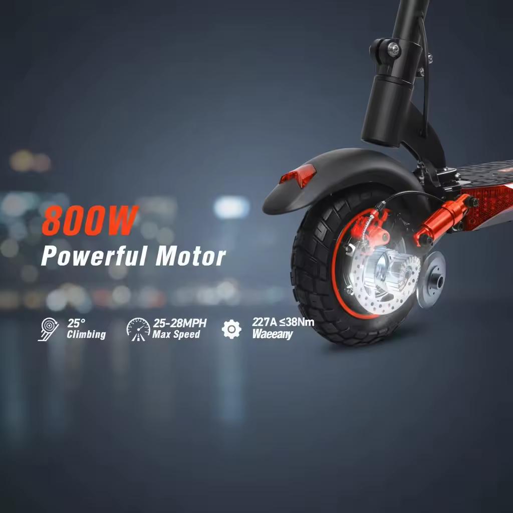 FREEBOY J01 Składana Elektryczna Hulajnoga dla Dorosłych, Silnik 800W, Bateria 48V 15Ah, Koło 10 Calowe, Zasięg 50-55KM Miejska Hulajnoga do Codziennego Dojazdu