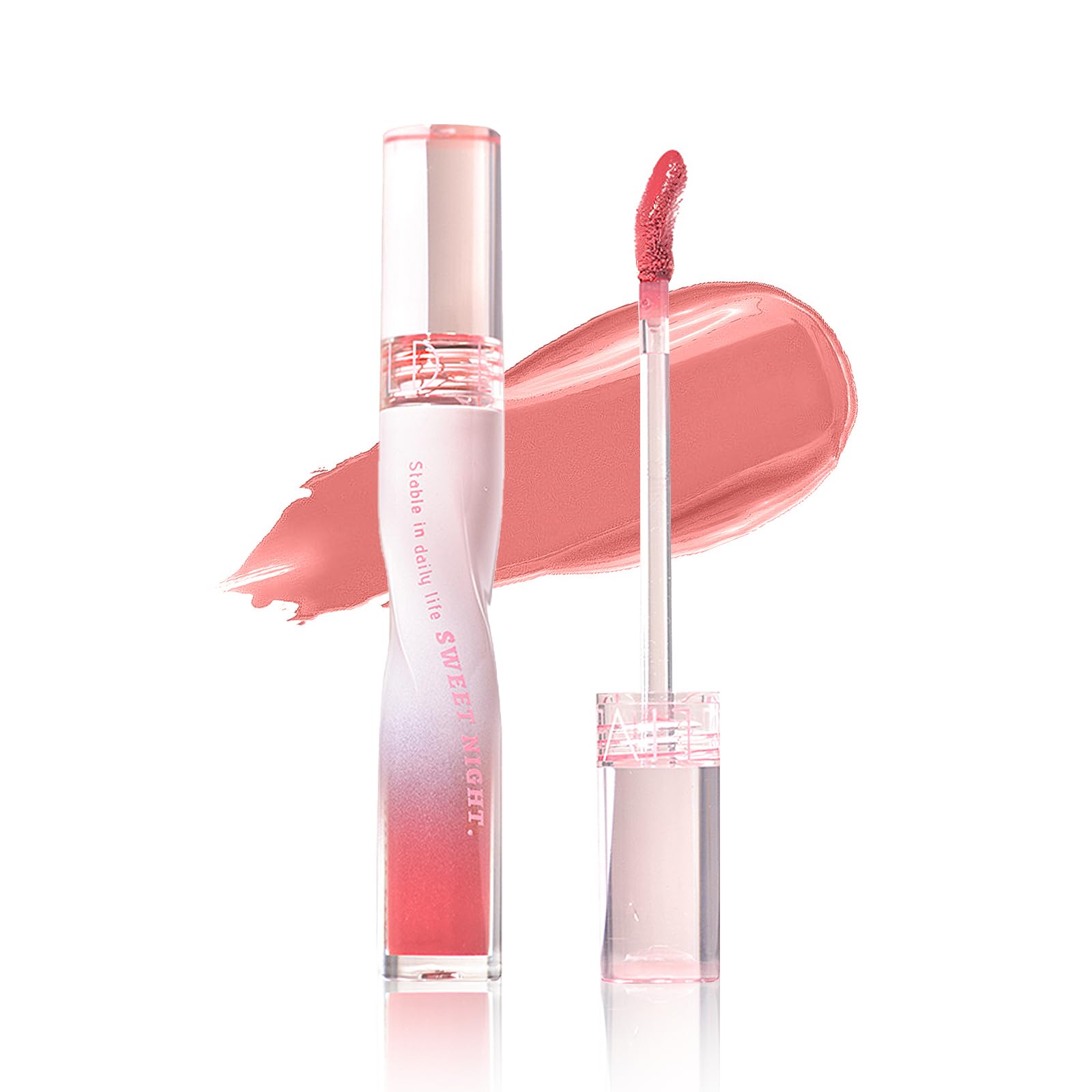 

HOJO WOO Lip Gloss - Dewy Lips - Moisturizing, Glossy, Sheer, Highly Hydrating, Non-Sticky, Natural, Healthy Color, Highly Pigmented, Long-Lasting,