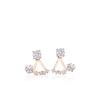 Star Fan Stud Earrings Female Korean Version Personality Temperament Wear More Lucky Five-pointed Star Creative Diamond Earrings