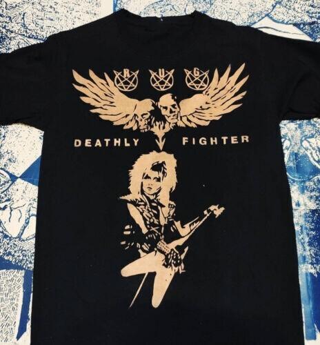 

Vintage Randy Uchida Band Deathly Fighter Men Tshirt Black Unisex T-Shirt XXL