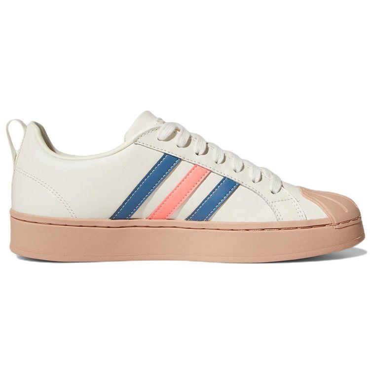Adidas Neo Streetcheck Leather Casual Durable Low-Top Skate Shoes Women Sneakers Off-White GY1914