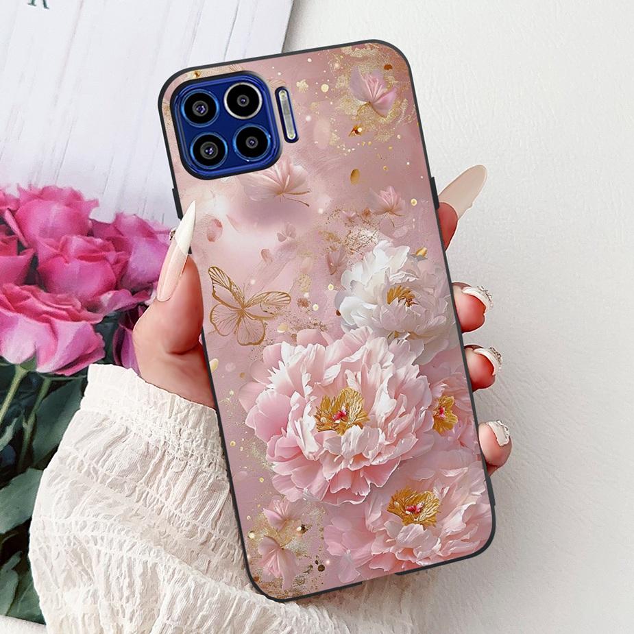 For Motorola Moto One 5G Case Luxury Fashion Painted Cover 6.7'' Soft TPU Phone Case For Motorola One MotoOne 5G Back Cover Bags