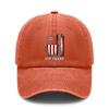 Patriotic Baseball Cap - 250Th Anniversary Commemorative "WE THE PEOPLE" Print Adjustable Vintage Washed Polyester Hat Unisex Outdoor Sports Daily