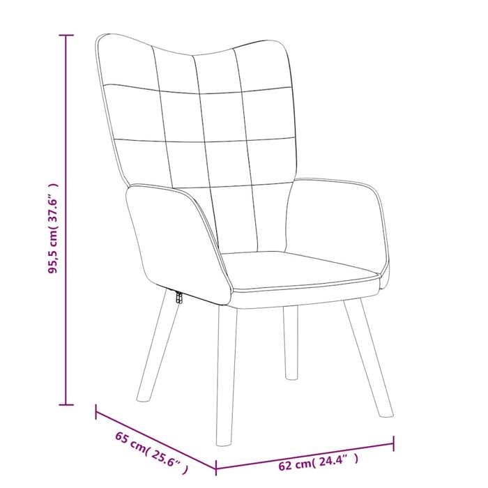 VidaXL Chaise de Relaxation Fauteuil à Dîner Chaise de Salle à Manger Sièges de Cuisine Chaise de Cuisine Maison Intérieur 327925