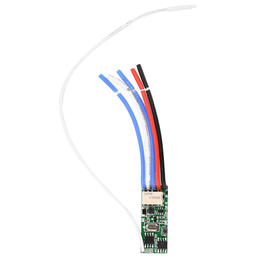 Mini Wireless Remote Control Switch 433MHz for LED Lights Small Switch Controller for DIY Home Appliance and Lighting