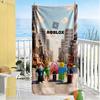 Asciugamano da Spiaggia Roblox Alta Assorbenza & Asciugatura Rapida Confortevole Leggero Perfetto per Viaggiare Yoga Campeggio e Nuoto