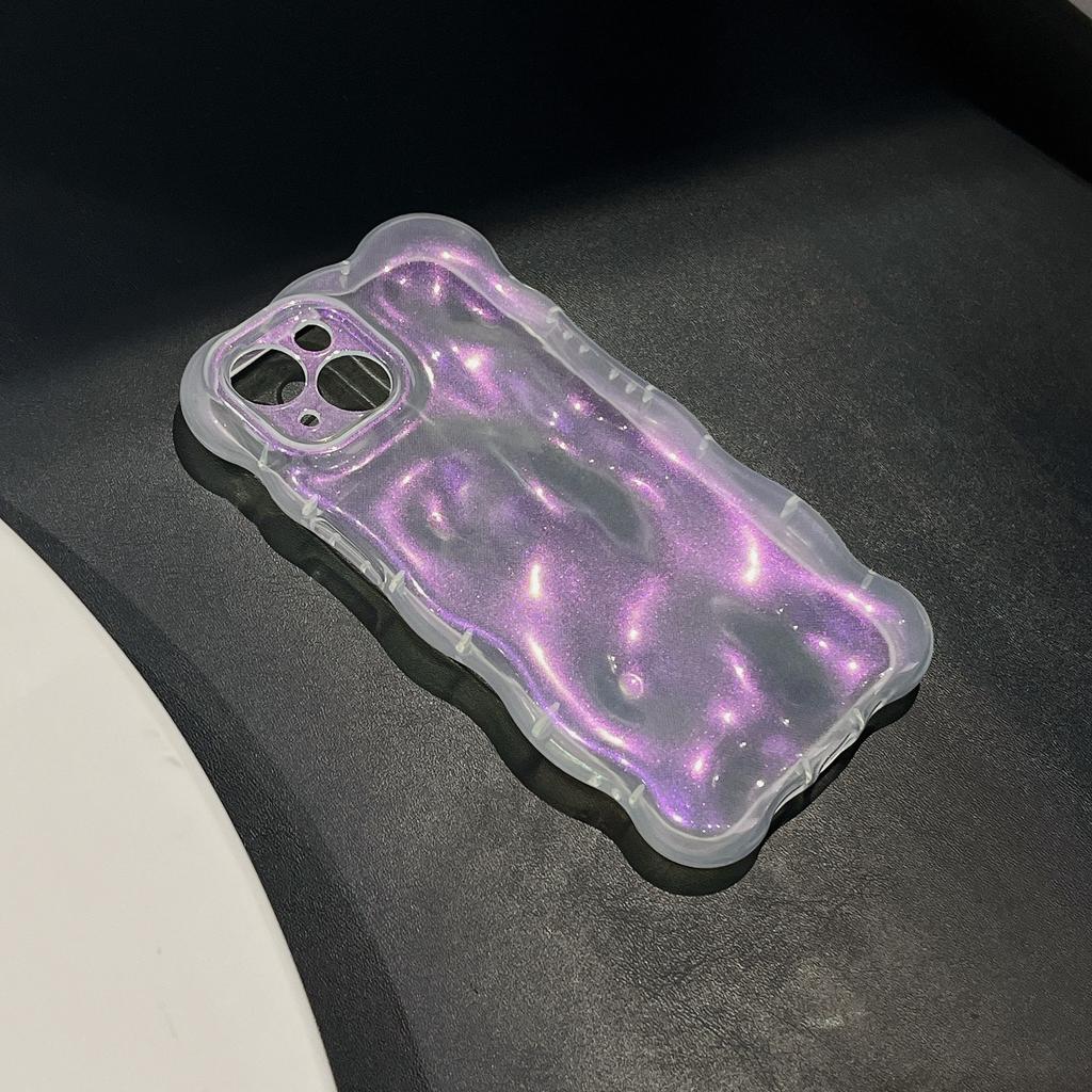 3D Bubble Wave Pattern Phone Case For iPhone 15 14 13 12 11 Pro Max 14promax 14pro Soft Shockproof Back Cover
