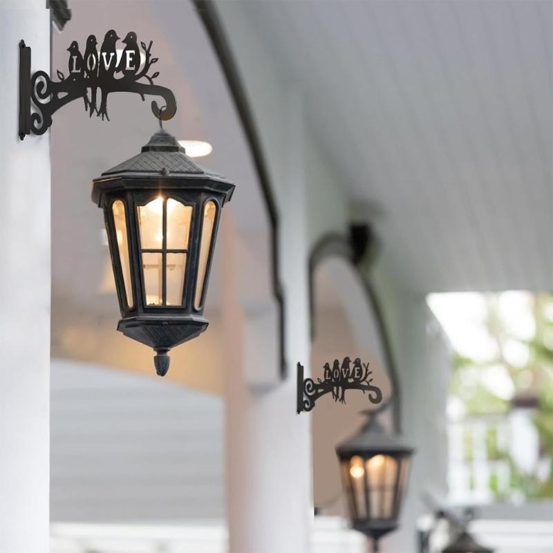 Reinforced Iron Wall Hangers Decorative Garden Hook Stand For Hanging Planter Wind Chime Porch Lanterns Outdoor Displays