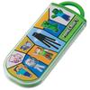 Skater Children's Lunch Box Trio Set Chopsticks Spoon Fork Kids Cutlery Antibacterial Treatment Easy to Open Sliding Type Made in Japan Minecraft 25 M