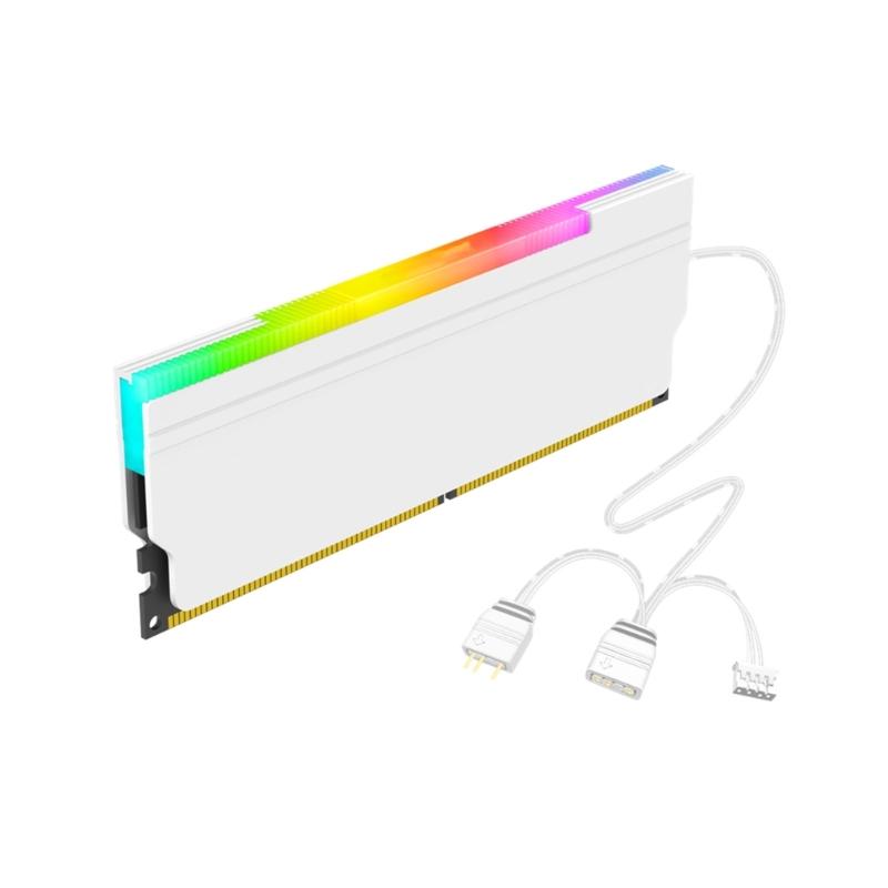 Heat Sink with 5V 3PIN ARGB Backlighting Heatsink For DDR4 DDR3 Desktop Computer Memory Radiator