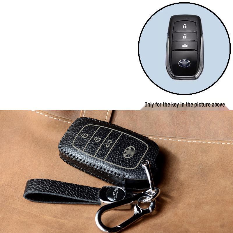 Key Case Keychain for Toyota Crown, Levin, Corolla, RAV4, C-HR, Camry, Vellfire, Sienna