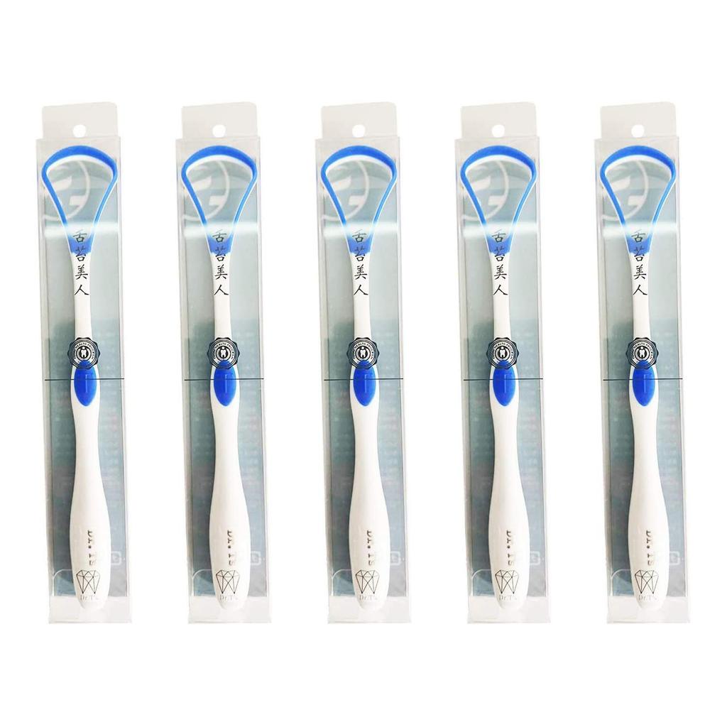 Dr. T's Tongue Cleaner (Blue, Set of 5)
