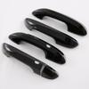For MG ONE  2024 ABS Carbon Black Car Side Door Handle Protection Cover Trim Sticker Styling Accessories