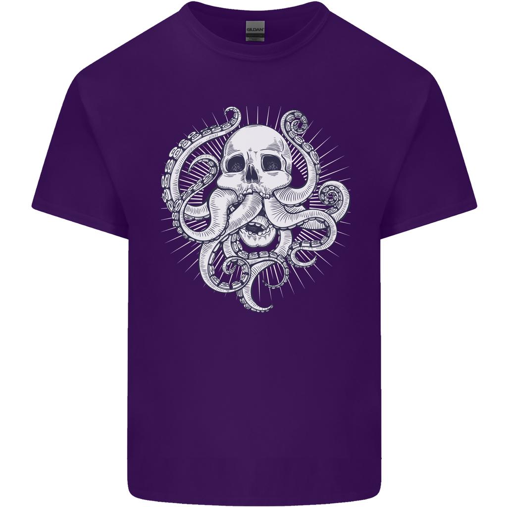 Cthulhu Skull Unisexs Light Cotton TShirt