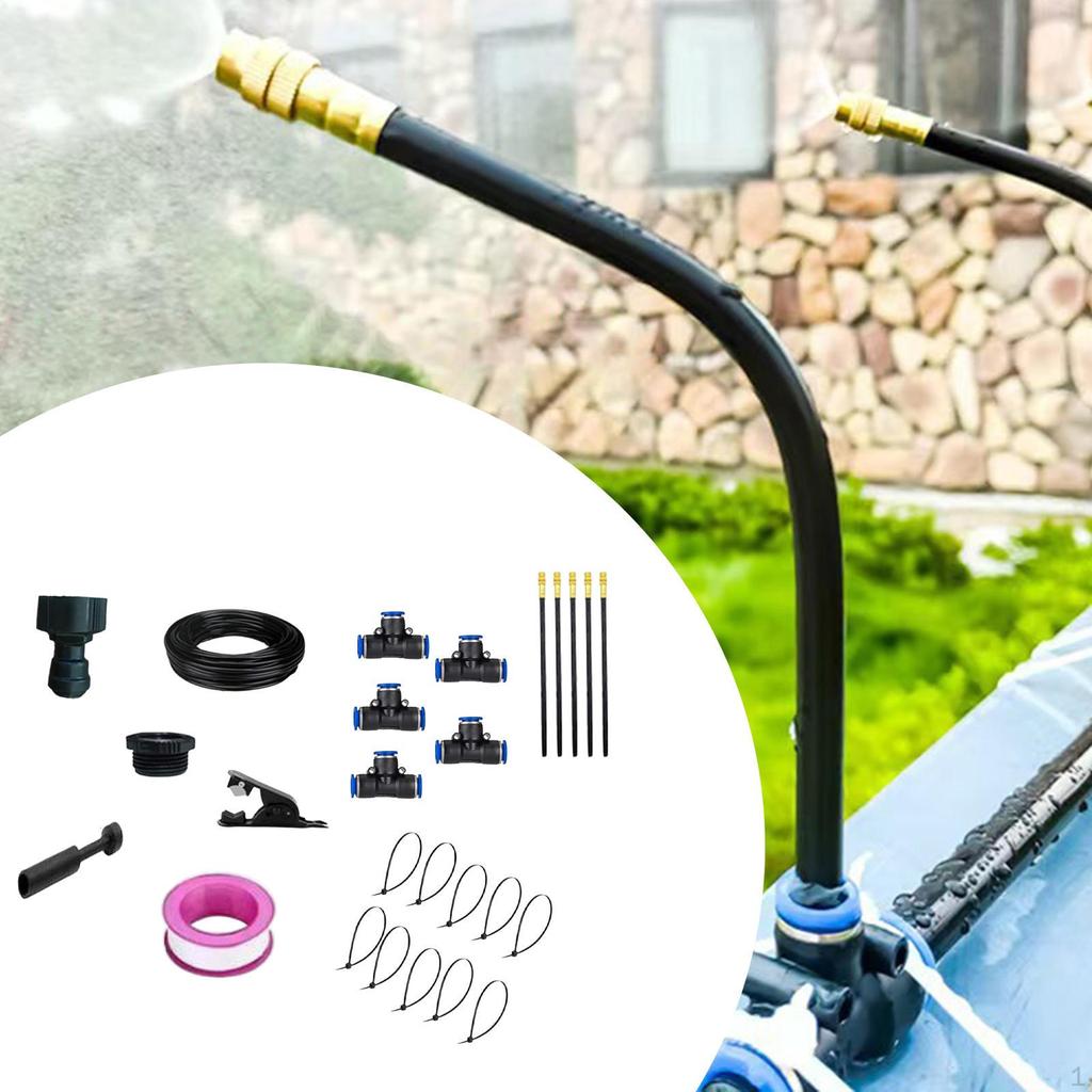 Automatic Irrigation Kit Adjustable Nozzles Indoor Plants Self Watering System Misting for