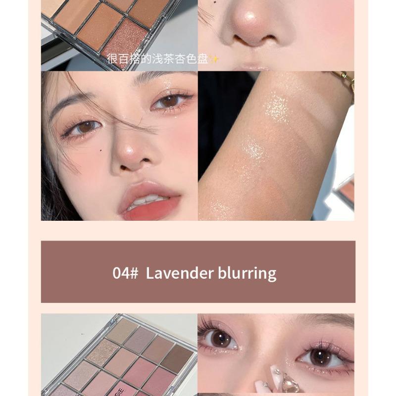 Color Eyeshadow Palette Matte Shimmer Low Saturation Earth Tone Daily Eye Makeup