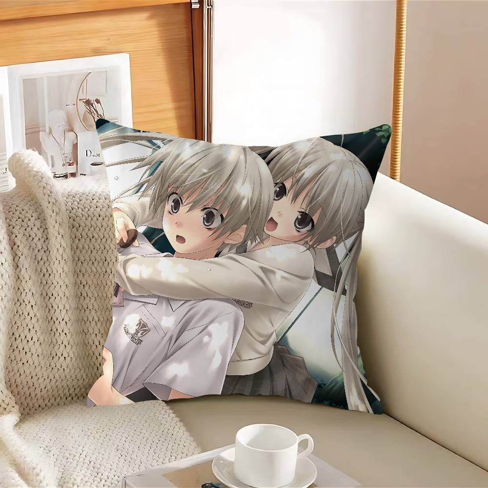 

Yosuga Anmie No Sora-A Pillow Case Removable Washable Cushion Cover – All-Season Soft Linen 12x12Inch