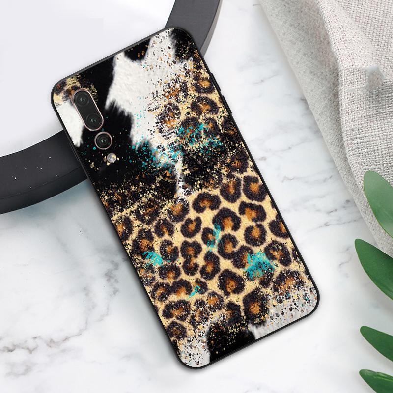 Leopard Print Case For Huawei Nova 12s 12i 11i 8i 7i Y73 Y70 Y90 Y60 Y72 Y61 Y91 9 10 SE P40 Lite P30 Pro