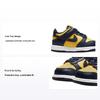 Zapatillas de Bebé Dunk Low TD Michigan 2021 Azul Varsity-Maíz Azul Marino Medianoche CW1589-700