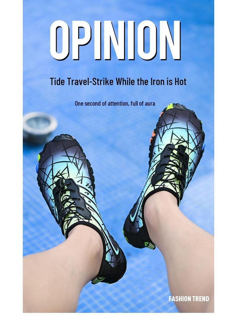 Unisex Quick-Dry Outdoor & Indoor Five-Finger Shoes for Hiking, Yoga, and Water Sports.