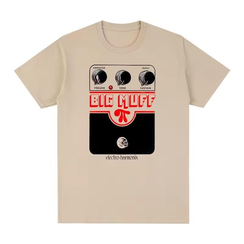 Гитарная педаль эффектов Big Muff shoegaze Унисекс Футболка Подарок для фаната S-5XL Унисекс Футболка M