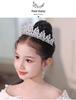 Princess Crown Headdress for Girls - Elegant Hair Accessory for Dance and Birthday Gifts