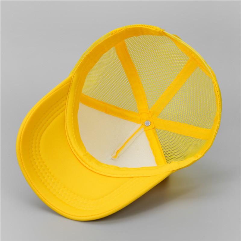 Mesh Baseball Cap With Custom Embroidery Restaurant Staff Unisex Adult Kids Workwear Hat