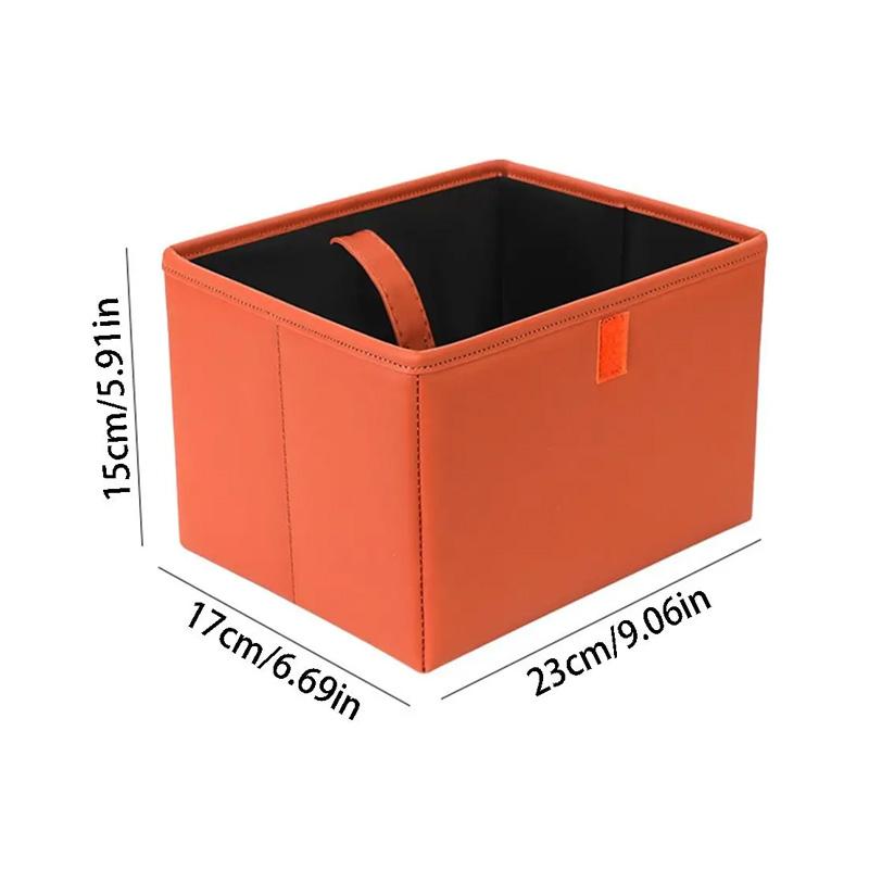 Multi-Functional Foldable Storage Box for Car Interior Car Rear Seat Storage Trash Can Organizer for Car Accessories Supplies
