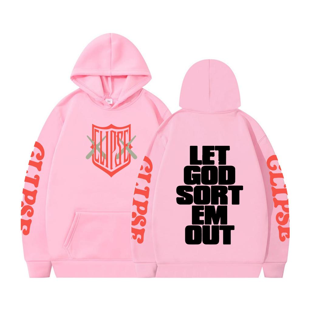 Clipse Hoodie Let God Sort Em Out Hoodie Men Casual Shirt New Album Let God Sort Em Out Sweatshirt Streewear Hip Hop Pullover