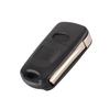 Replacement Car Remote Flip Folding Key Shell with 3 Buttons for Solaris
