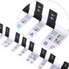 Piano Keyboard Stickers 88/61 Keys, Removable Music Notes Labels for Beginners, PVC Piano Key Labels, Silicone Piano Notes Guide