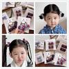 High Elasticity Hair Bands Hair Bands For Ponytails Cute Headwear Candy Stripe 3D Children's Hair Ties Fabric Hair Accessories