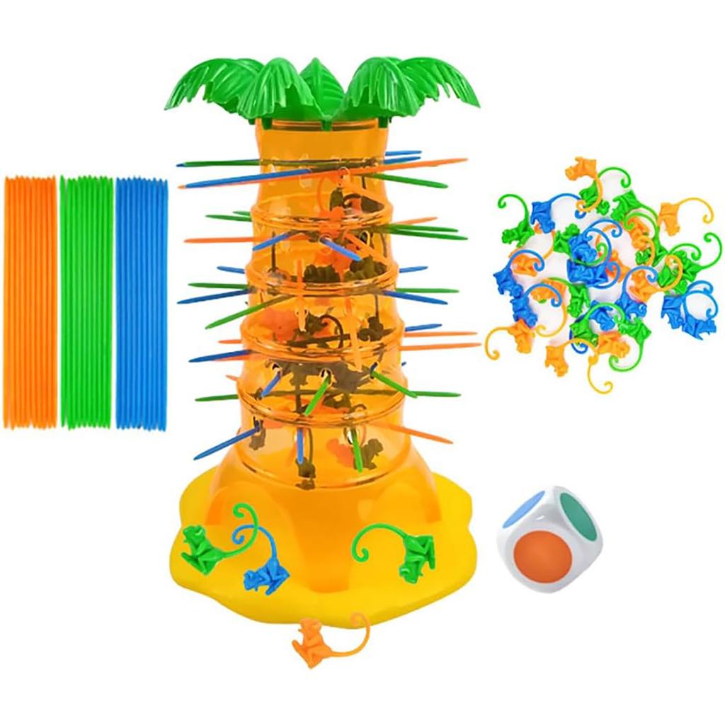 Children's Fighting Monkey Climbing Tree Monkey Falling Down Desktop Game Parent Child Interactive Puzzle Toy