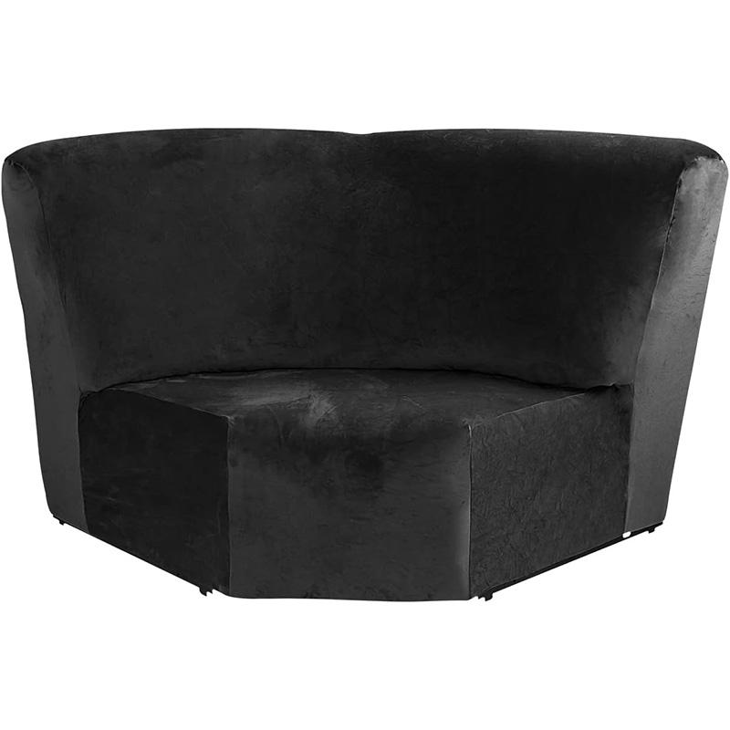 L-Form Samt Ecksofa Abdeckung Möbel Schutzbezug für Modul-Sofa mit Liegefunktion Zusätzlicher Sitz