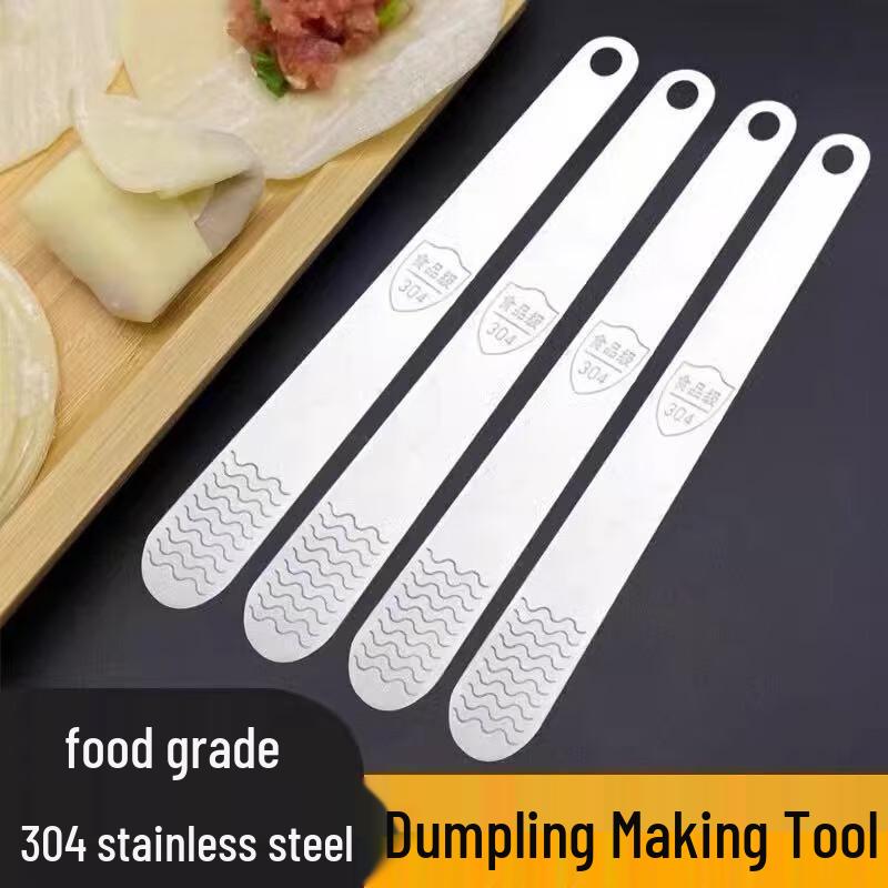 3-Piece Stainless Steel Dumpling Filling Spatula Set
